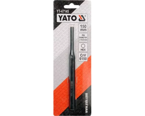  Пробойник (бородок) 6x150мм CrV6150 Yato YT-47145