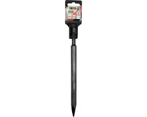  Зубило-пика SDS+ 4x14х250мм CrV Yato YT-4720