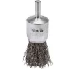 Щётка-крацовка "Кисть" 25мм со стержнем INOX Yato YT-47496
