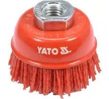 YT-47785 Щетка-крацовка чашечная нейлоновая 65мм/М14 (NYLON, 12200 об/мин), YATO, 5906083057588 (CN)
