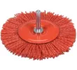 YT-47792 Щетка-крацовка дисковая нейлоновая 100мм со стержнем (NYLON, 4500 об/мин), YATO, 5906083057489 (CN)