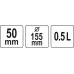 Емкость резиновая для замешивания гипса 0.5л Yato YT-51880