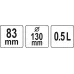 Емкость резиновая для замешивания гипса 0.5л Yato YT-51881