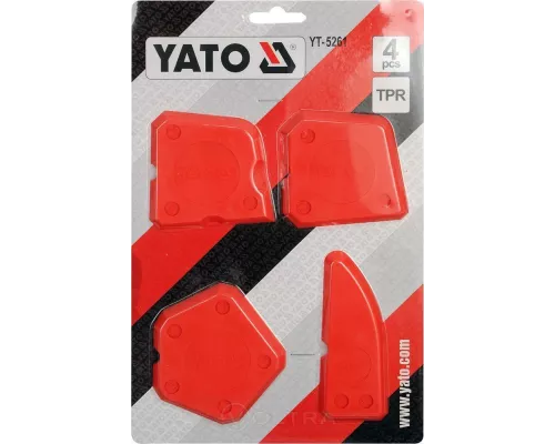 Шпатели из силикона (4шт) Yato YT-5261 Шпатели из силикона (4шт) Yato YT-5261