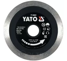 YT-59951 Круг алмазный сплошной для плитки 115мм, 5906083044465 (CN)