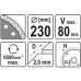  Круг алмазный для керамогранита 230x22.2x2.0мм Yato YT-59985