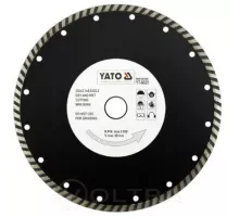 Круг алмазный 230x22,2мм (турбо) Yato YT-6025