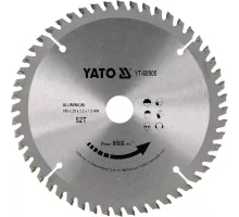 YT-60905 Диск пильный по алюминию 160х20х2,2х1,5 /52зуб, YATO, 5906083609053 (CN)