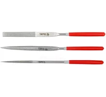 YT-6150 Надфили алмазные в наборе 4х160х50мм 3пр, YATO, 5906083961502 (CN)