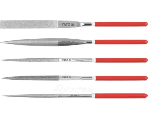  Набор надфилей алмазных 5пр. (5х180x70мм) Yato YT-6156