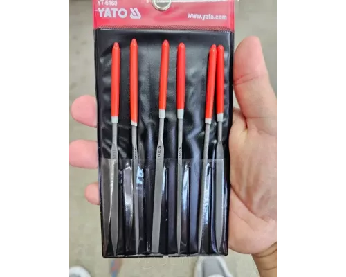 Набор надфилей 4х160х75мм (6пр) Yato YT-6161 Набор надфилей 4х160х75мм (6пр) Yato YT-6161