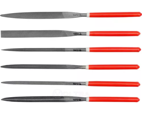  Набор надфилей 5х180х85мм (6пр) Yato YT-6162