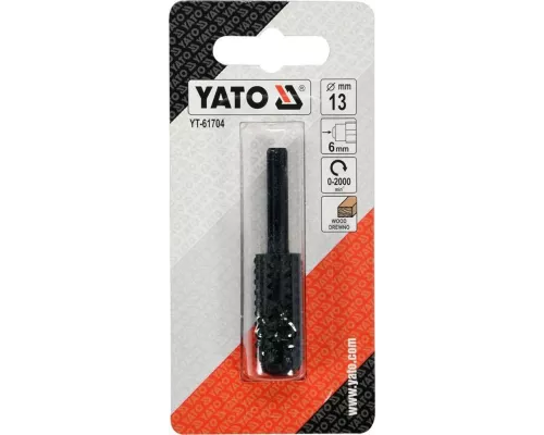  Шарошка металлическая для обработки древесины 13мм Yato YT-61704