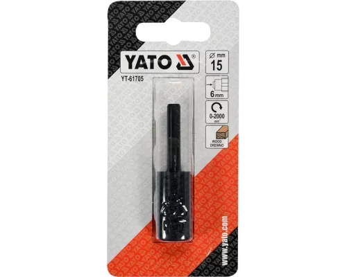  Шарошка металлическая для обработки древесины 15мм Yato YT-61705