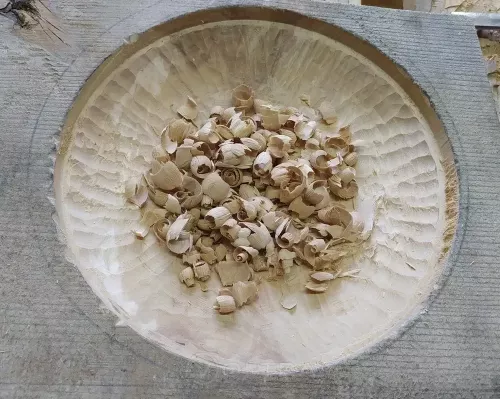  Стамеска полукруглая 12мм деревянная ручка Yato YT-62822