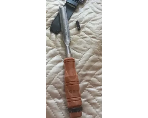  Стамеска полукруглая 12мм деревянная ручка Yato YT-62822