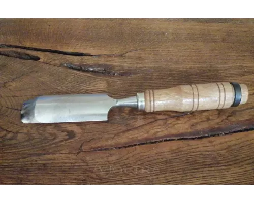  Стамеска полукруглая 19мм деревянная ручка Yato YT-62825