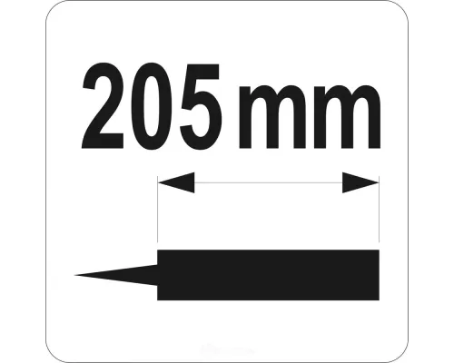  Пистолет полукорпусной для двойных катриджей 205х95мм Yato YT-67573