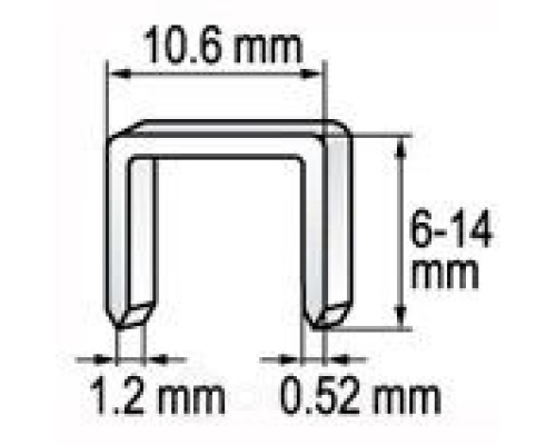  Степлер 6-16мм 2 функц. Yato YT-7005