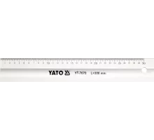 YT-7070 Линейка алюминевая 300мм, YATO, 5906083970702 (CN)