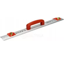 Линейка алюминиевая 2 глазка с ручкой 500мм Yato YT-70713