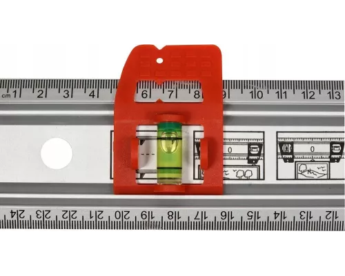  Линейка алюминиевая 2 глазка с ручкой 500мм Yato YT-70713