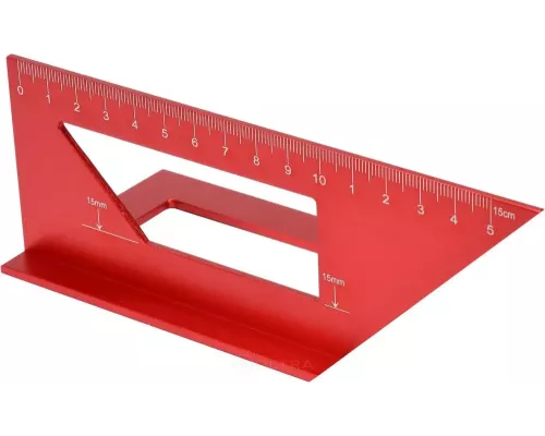 Угольник 150мм 45/90гр 3D Al Yato YT-70797  Угольник 150мм 45/90гр 3D Al Yato YT-70797