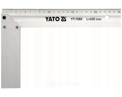 Угольник столярный 250мм Al Yato YT-7080 Угольник столярный 250мм Al Yato YT-7080