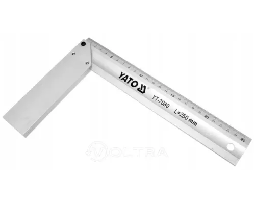 Угольник столярный 250мм Al Yato YT-7080 Угольник столярный 250мм Al Yato YT-7080