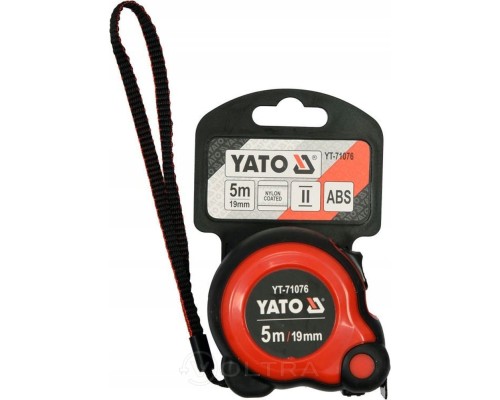  Рулетка 5мх19мм NYLON ABS Yato YT-71076