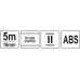  Рулетка 5мх19мм NYLON ABS Yato YT-71076