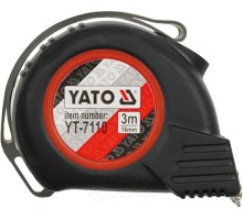 Рулетка с магнитом 3м/16мм (бытовая) Yato YT-7110