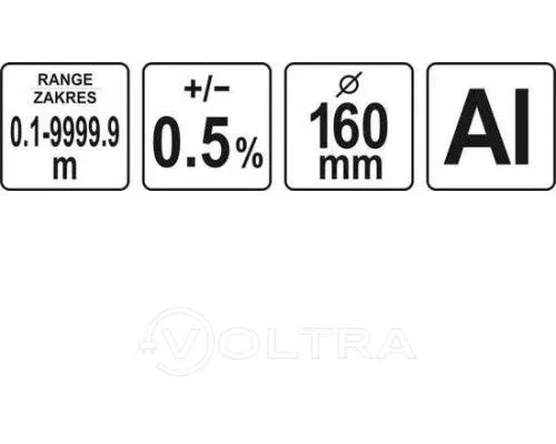 Колесо измерительное Yato YT-71650