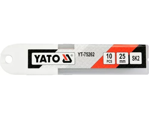  Лезвия запасные 25мм 10шт SK2H Yato (YT-75262)