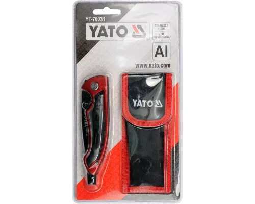  Нож складной + биты Yato YT-76031