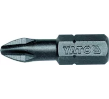 YT-7808 Биты 1/4"х25мм PH2 ., YATO, 5906083978081 (CN)
