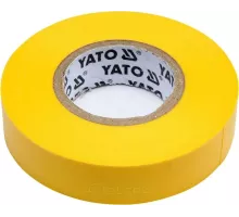 Изолента ПВХ 15мм х 20м х 0.13мм (желтая) Yato YT-81594