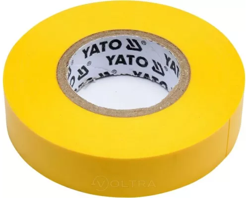  Изолента ПВХ 15мм х 20м х 0.13мм (желтая) Yato YT-81594