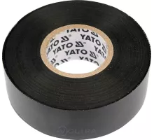Изолента ПВХ 25мм х 20м х 0.19мм (черная) Yato YT-8174