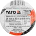  Изолента ПВХ 25мм х 20м х 0.19мм (черная) Yato YT-8174