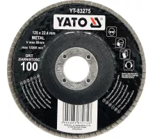 YT-83275 Круг лепестковый торцевой 125мм-Р100, YATO, 5906083832758 (CN)