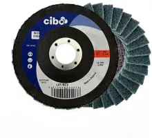 CIBO Круг лепестковый торцевой (КЛТ) 125 x 22 RC3 - нетканный материал VF, LVT/RC3/125, 5414889004076 (BE)