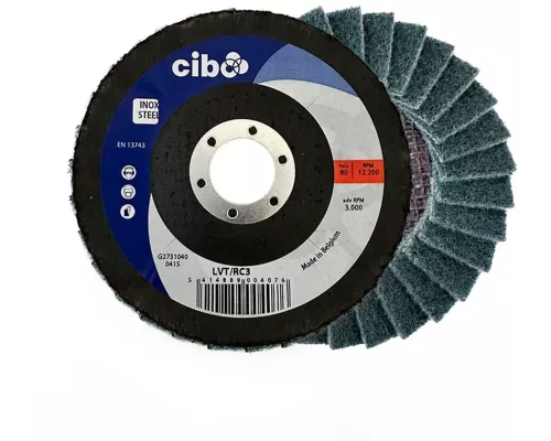 LVT Surface Conditioning RC3 flap disc 125mm diameter LVT Surface Conditioning RC3 flap disc 125mm diameter