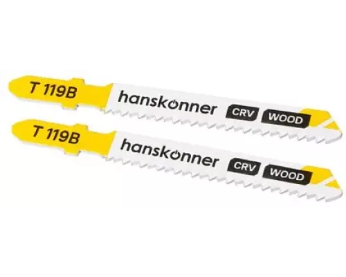 Пилки для лобзика Hanskonner H02-119B Пилки для лобзика Hanskonner H02-119B