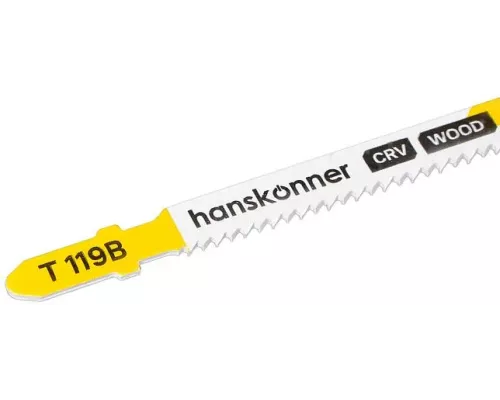 Пилки для лобзика Hanskonner H02-119B Пилки для лобзика Hanskonner H02-119B