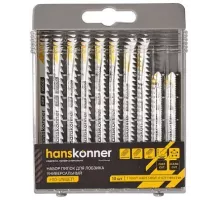 Пилки для лобзика Hanskonner H10-UNISET1