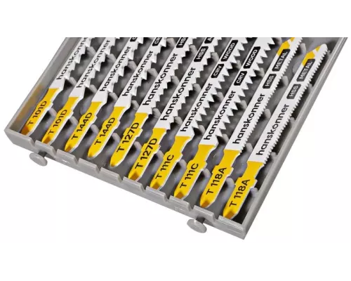 Пилки для лобзика Hanskonner H10-UNISET1 Пилки для лобзика Hanskonner H10-UNISET1