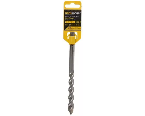 Бур SDS+ Hanskonner H9019-F12-160 Бур SDS+ Hanskonner H9019-F12-160