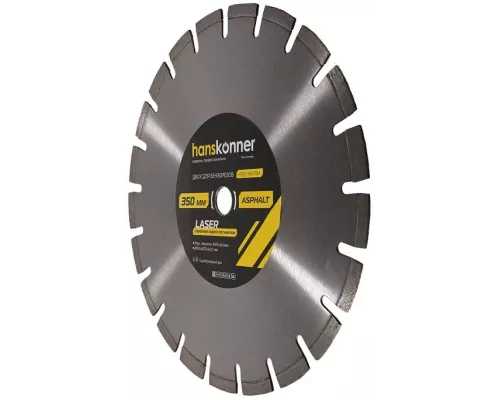 Диск алмазный Hanskonner H9021-350-25SA