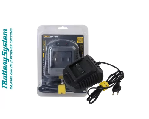 HBC2002 зарядное устройство Hanskonner, 18В, 1BatterySystem, 2.3A HBC2002 зарядное устройство Hanskonner, 18В, 1BatterySystem, 2.3A